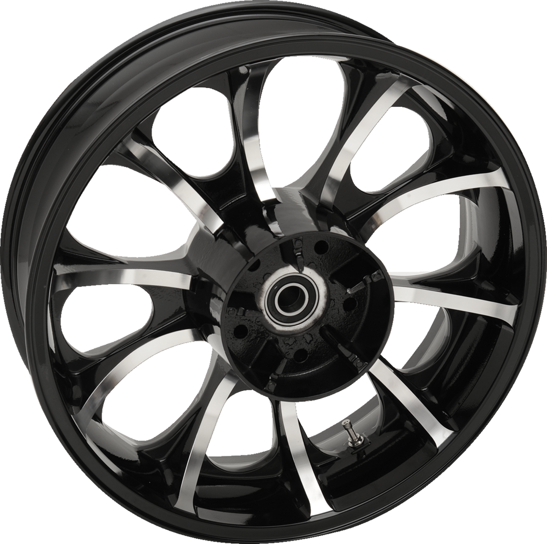 COASTAL MOTO Wheel Largo 3D Rear Single Disc/with ABS Black Cut 18x5.5 '09+ FL