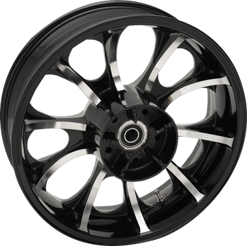 COASTAL MOTO Wheel Largo 3D Rear Single Disc/with ABS Black Cut 18x5.5 '09+ FL