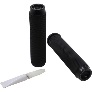 ROUGH CRAFTS Grips Knurled TBW Black