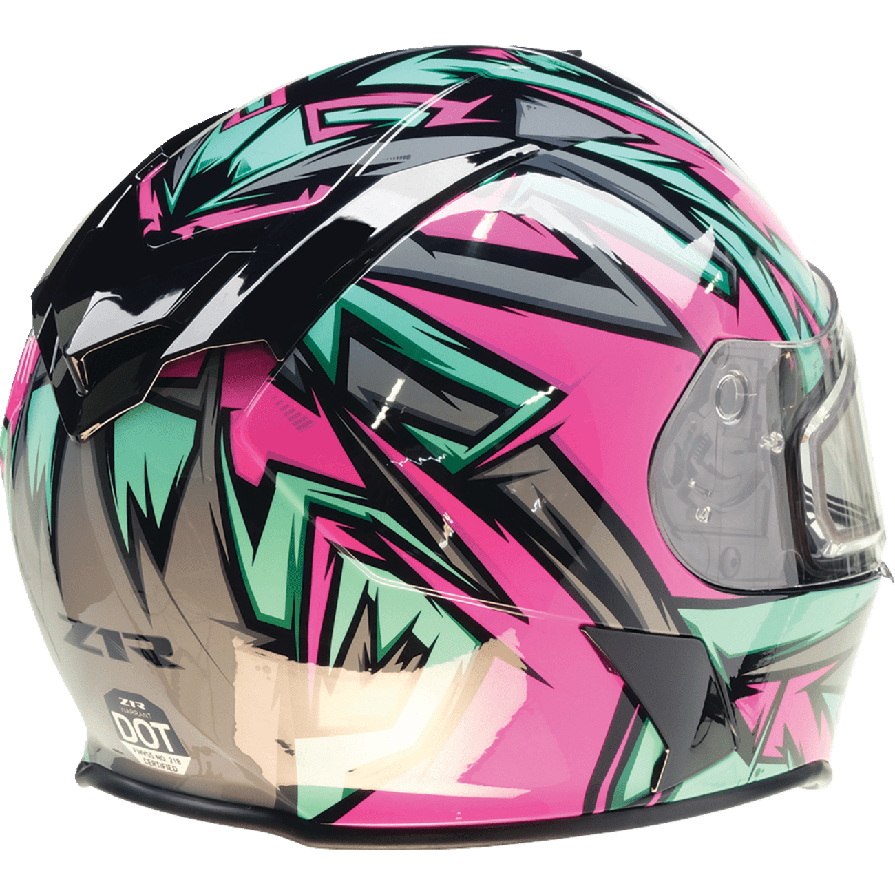 Z1R Warrant Helmet Neuron Pink/Teal Medium