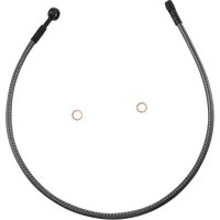 MAGNUM SHIELDING Brake Line Front 10 mm 180° 28" KARBONFIBR AS77628