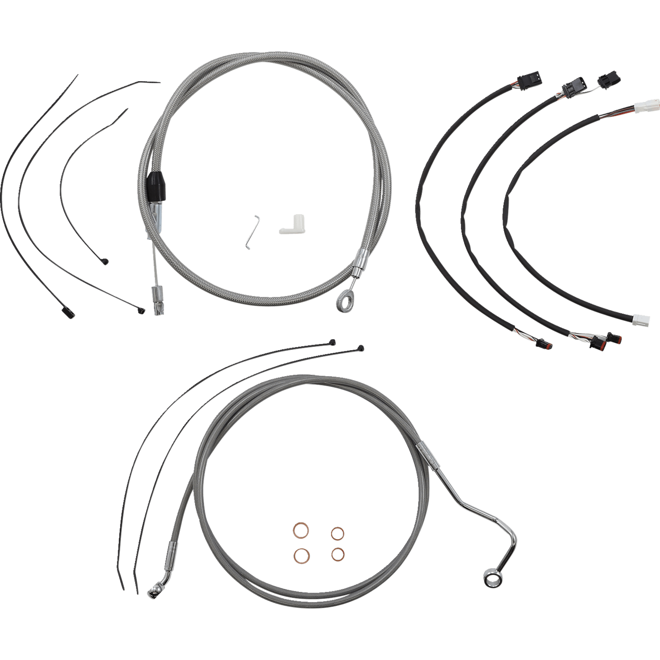 MAGNUM SHIELDING Control Cable Kit XR Stainless Steel/Chrome 5891152