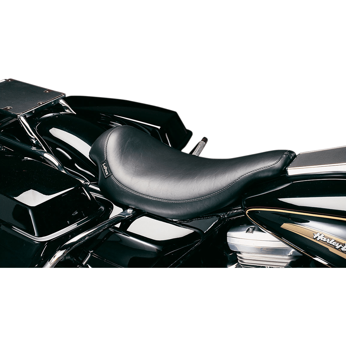 LE PERA Silhouette Solo Seat Smooth Black FLHR '97-'07 LH857RK