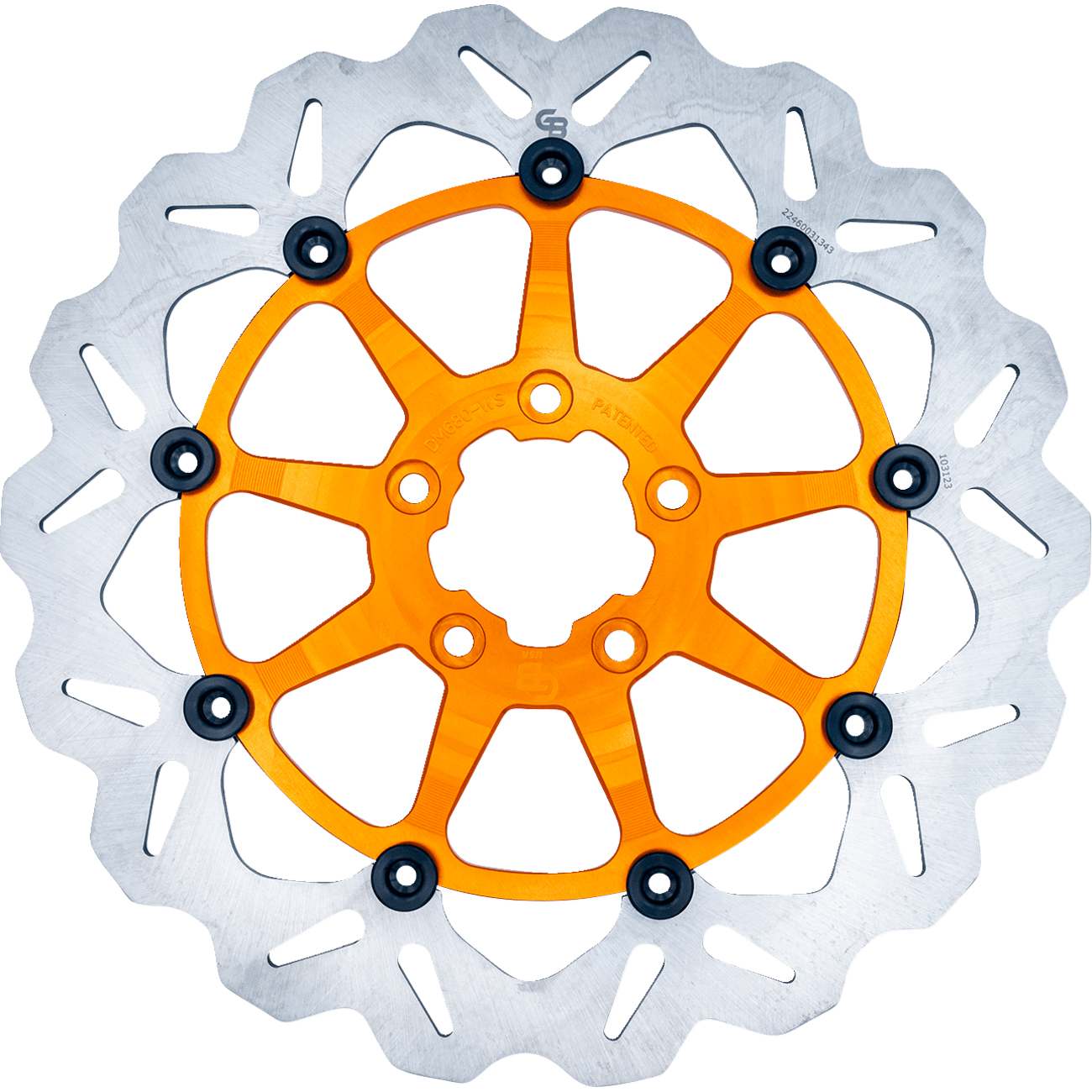 GALFER Brake Rotor Front Orange DF680CWSO