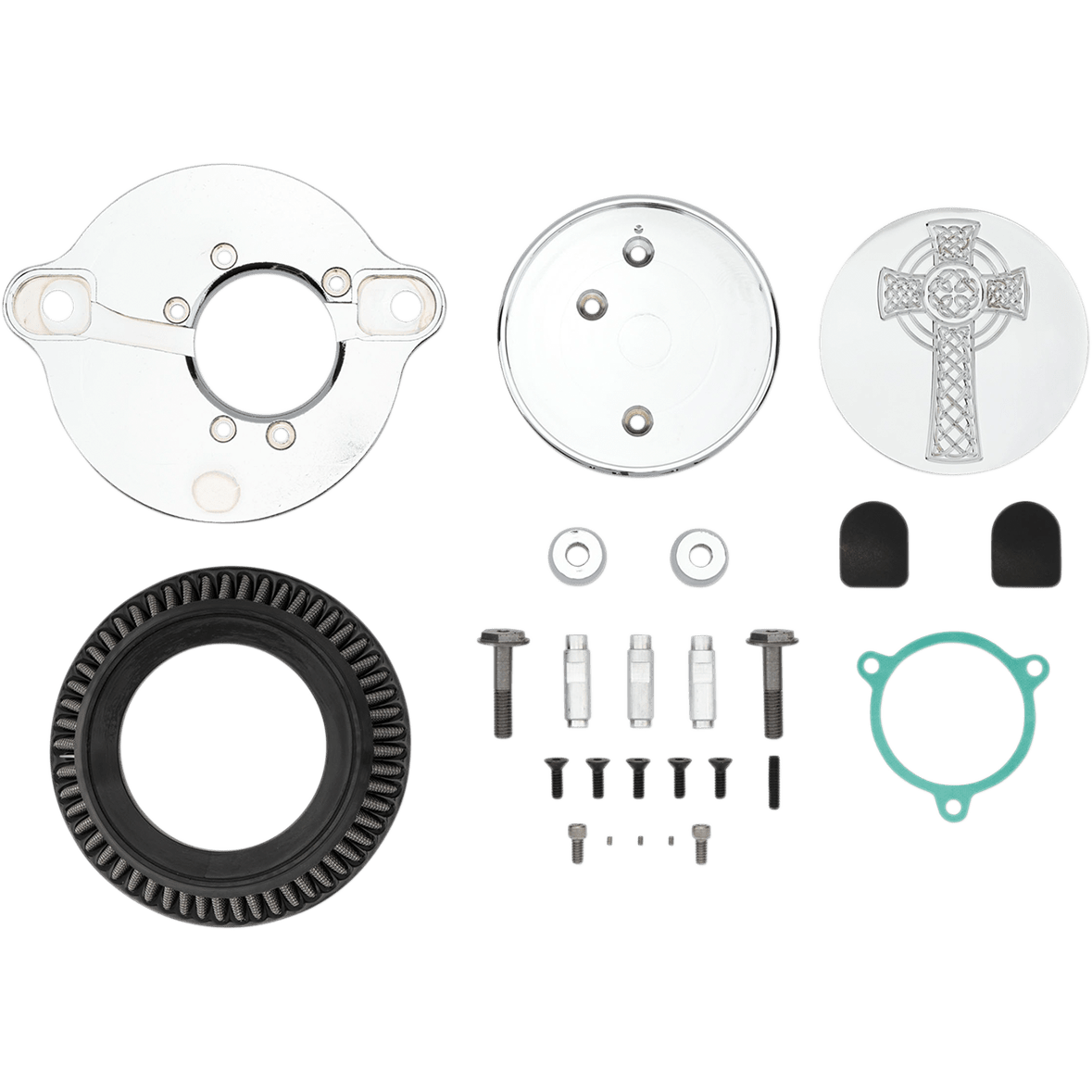 LA CHOPPERS Air Cleaner Kit Chrome LA239703