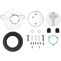 LA CHOPPERS Air Cleaner Kit Chrome LA239703