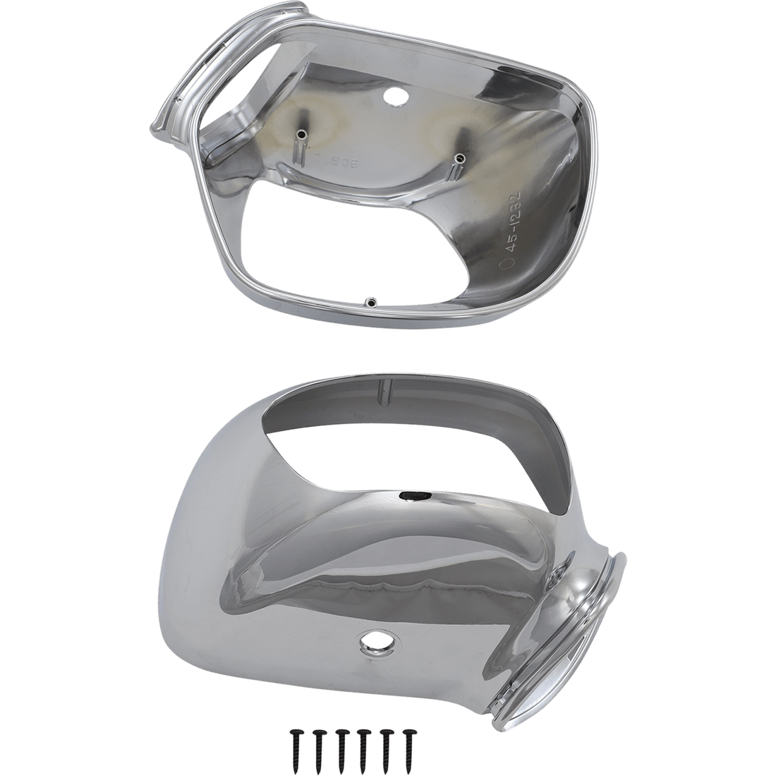 PARTS UNLIMITED Mirror Housing Chrome Left/Right