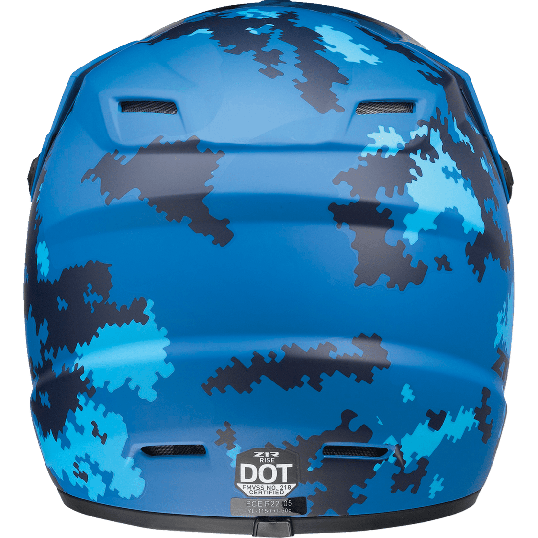 Z1R Youth Rise Helmet Digi Camo Blue Large