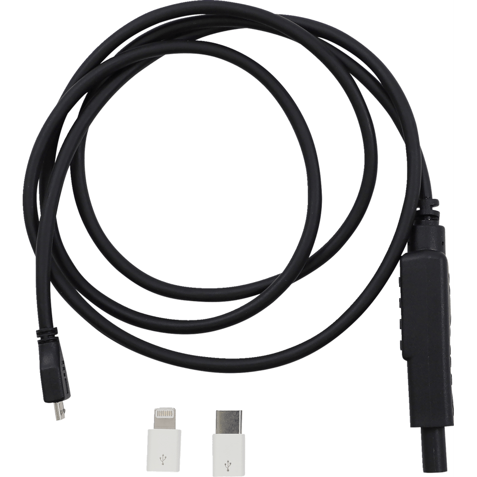 RidePower SAE to Micro USB Cable Charger Single-End 4'