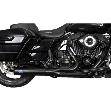 S&S CYCLE 2-into-1 Diamondback Exhaust System Guardian Black 50-State 5501027A