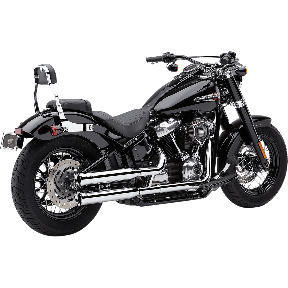 COBRA Neighbor Hater Mufflers for Softail Chrome 6047