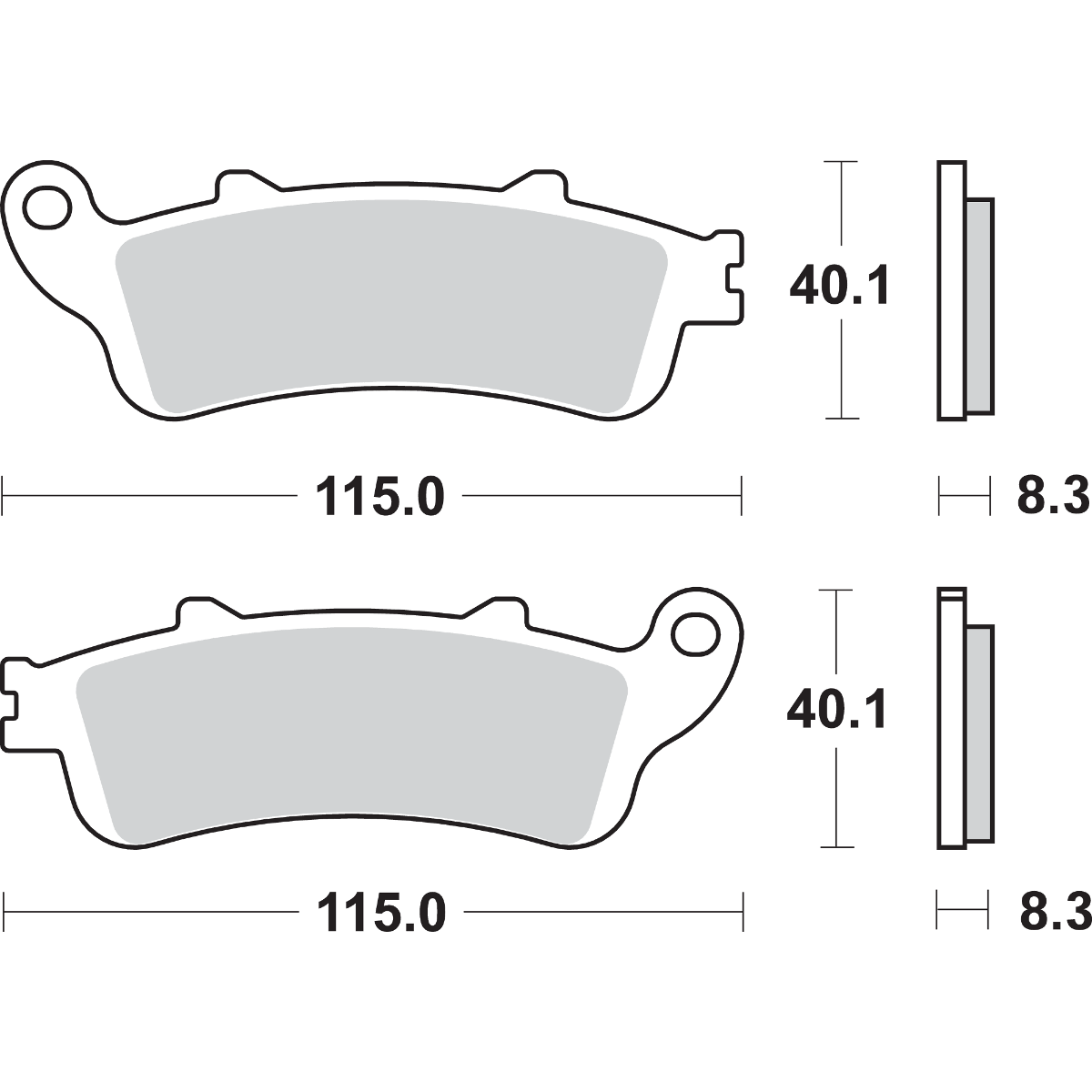 SBS LS Brake Pads Honda 736LS