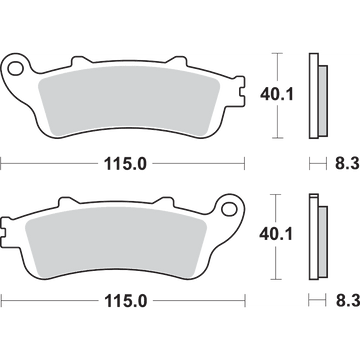 SBS LS Brake Pads Honda 736LS