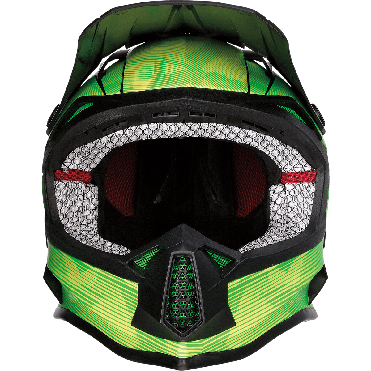 MOOSE RACING Youth F.I. Helmet Agroid Camo MIPS® Yellow/Green Medium 01111524