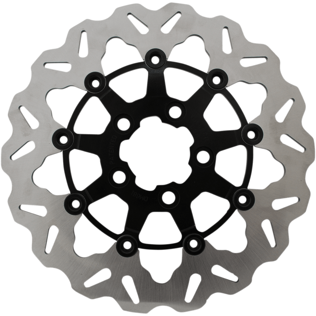 GALFER Wave® Brake Rotor Rear Black Carrier DF681CWB