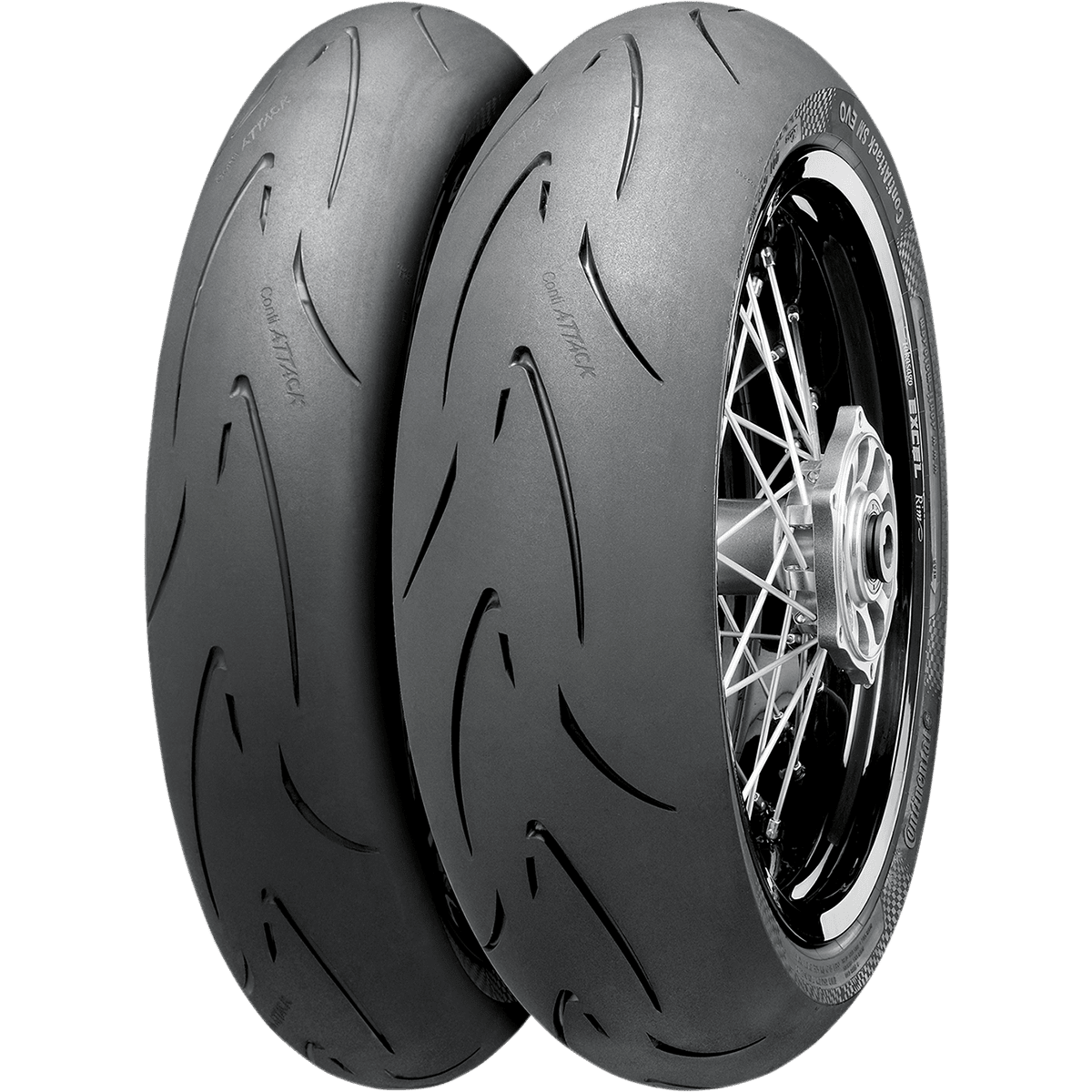 CONTINENTAL Tire ContiAttack SM Evo Rear 150/60R17 66H 02445760000