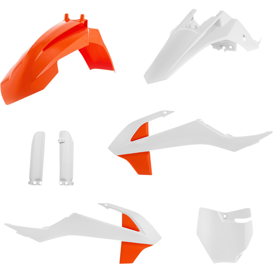 ACERBIS Full Replacement Body Kit OEM '21 Orange/White 2791527118