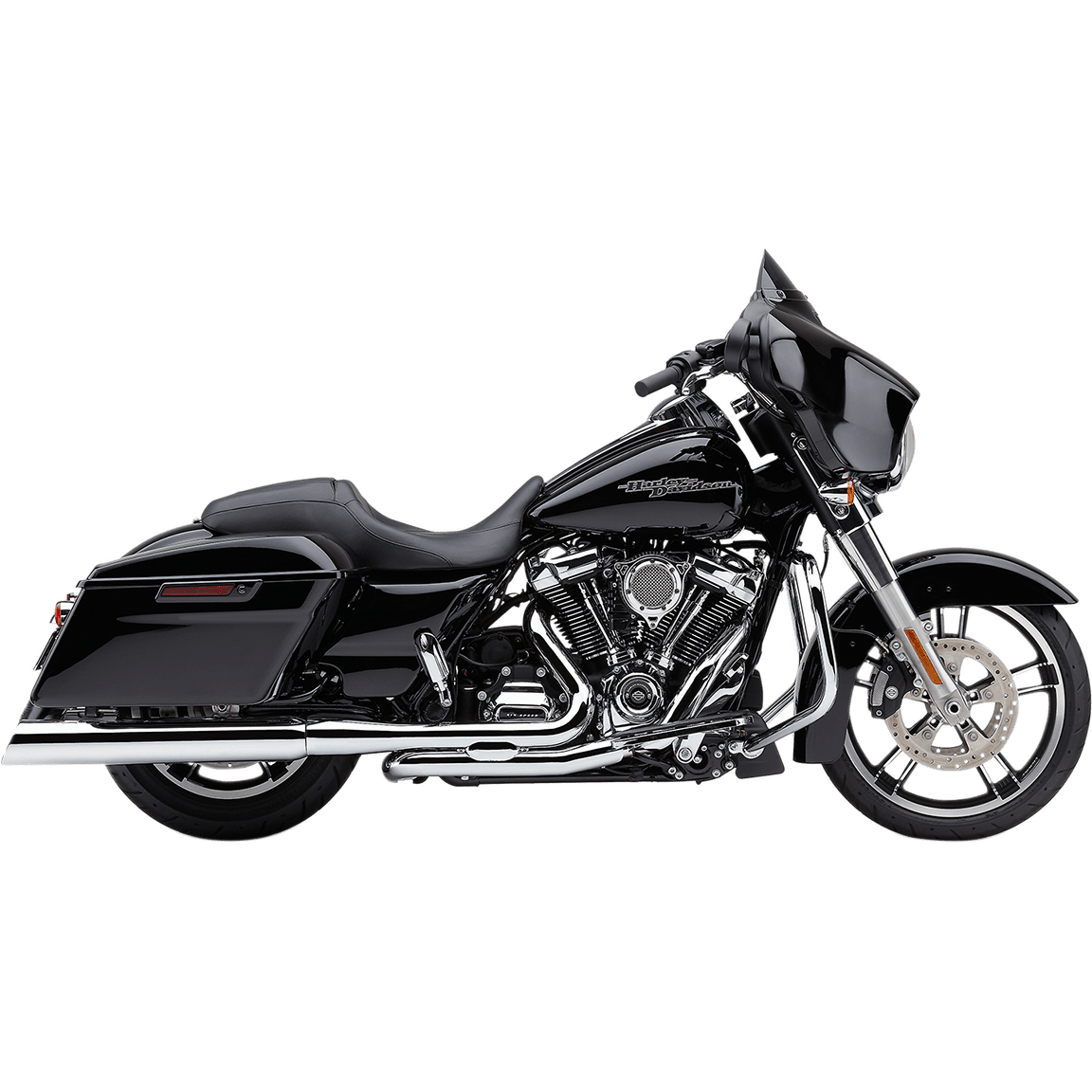 COBRA 909 Uppercut Mufflers for '95-'16 FL Chrome 6268