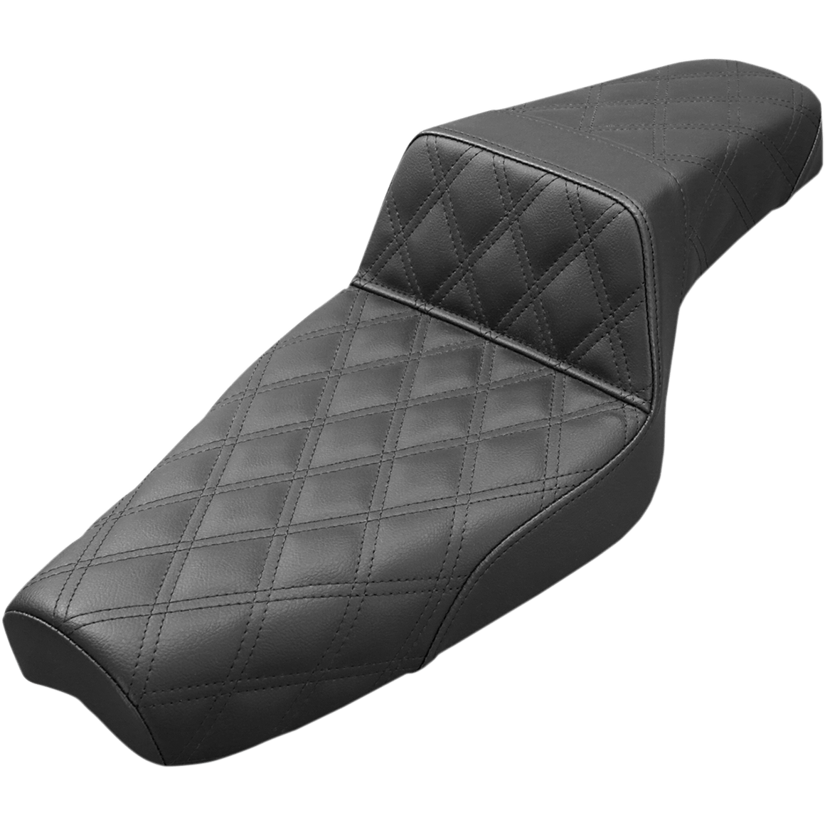 SADDLEMEN Step-Up Seat Full Lattice Stitch Black XL 87903175