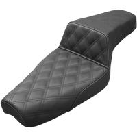 SADDLEMEN Step-Up Seat Full Lattice Stitch Black XL 87903175