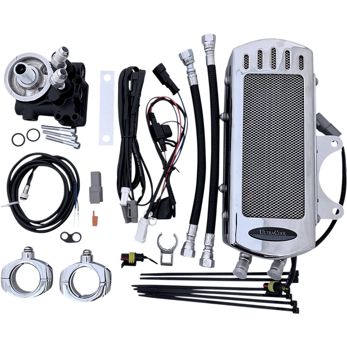 ULTRACOOL Oil Cooler Kit Chrome Indian IN1C