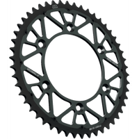 JT SPROCKETS Steel Rear Sprocket Graphite 50 Tooth