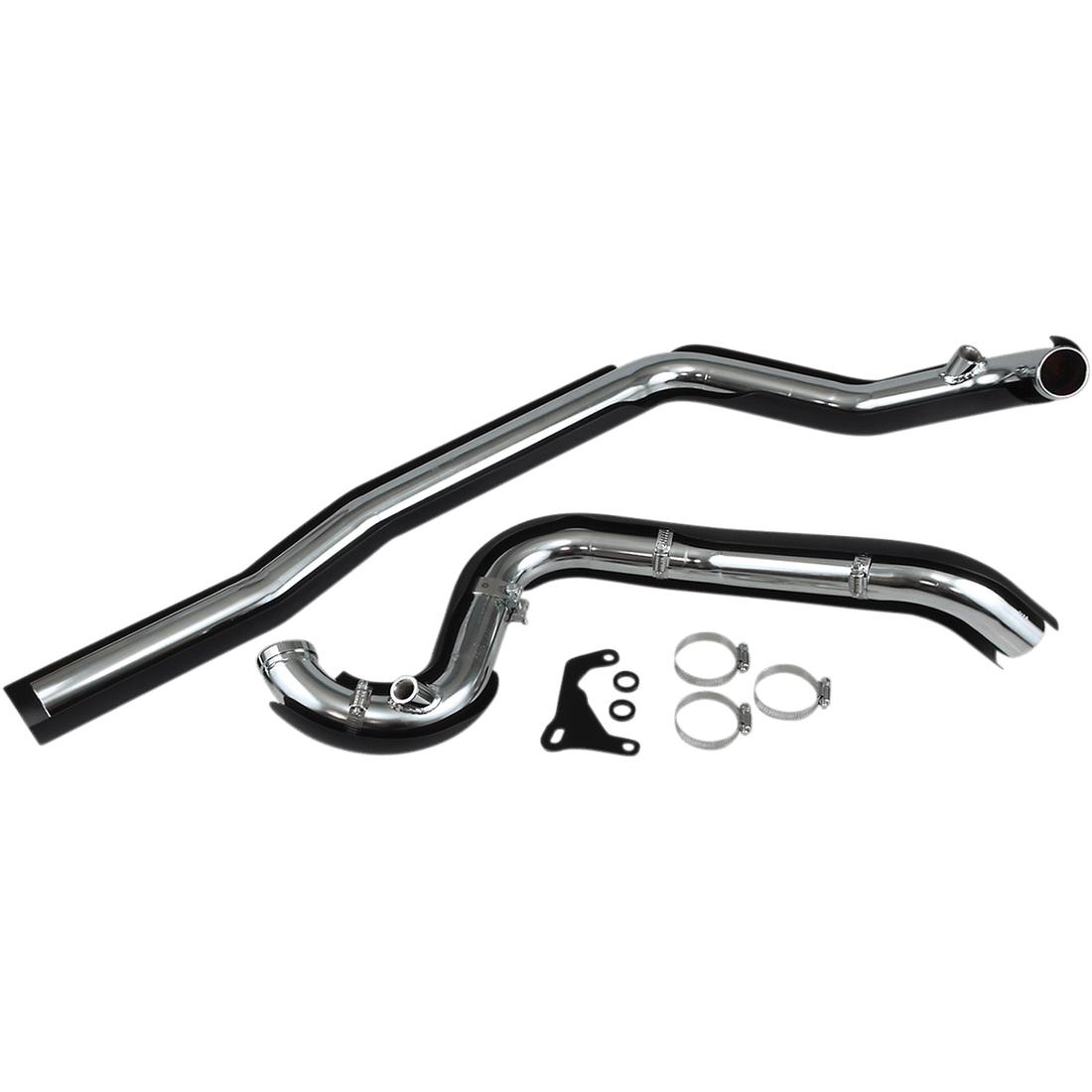 COBRA True Dual Headpipes Black '07-'08 FL 6251RB