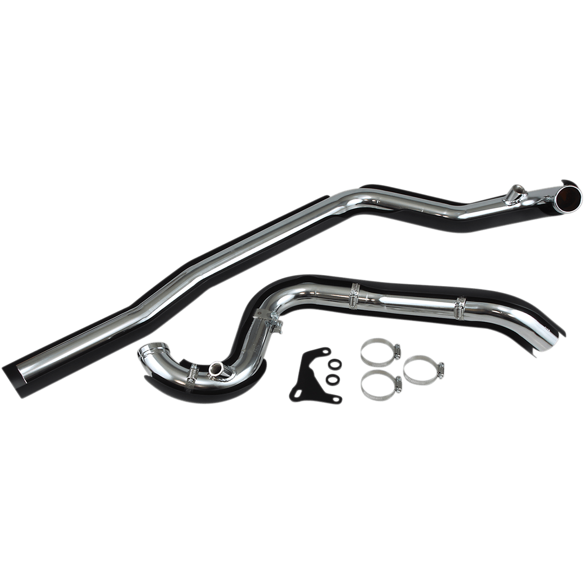 COBRA True Dual Headpipes Black '07-'08 FL 6251RB