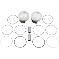 WISECO Tracker™ Series Piston Kit 3.885" 88 Cubic Inch Bored to 95 Cubic Inch +0.010" Twin Cam