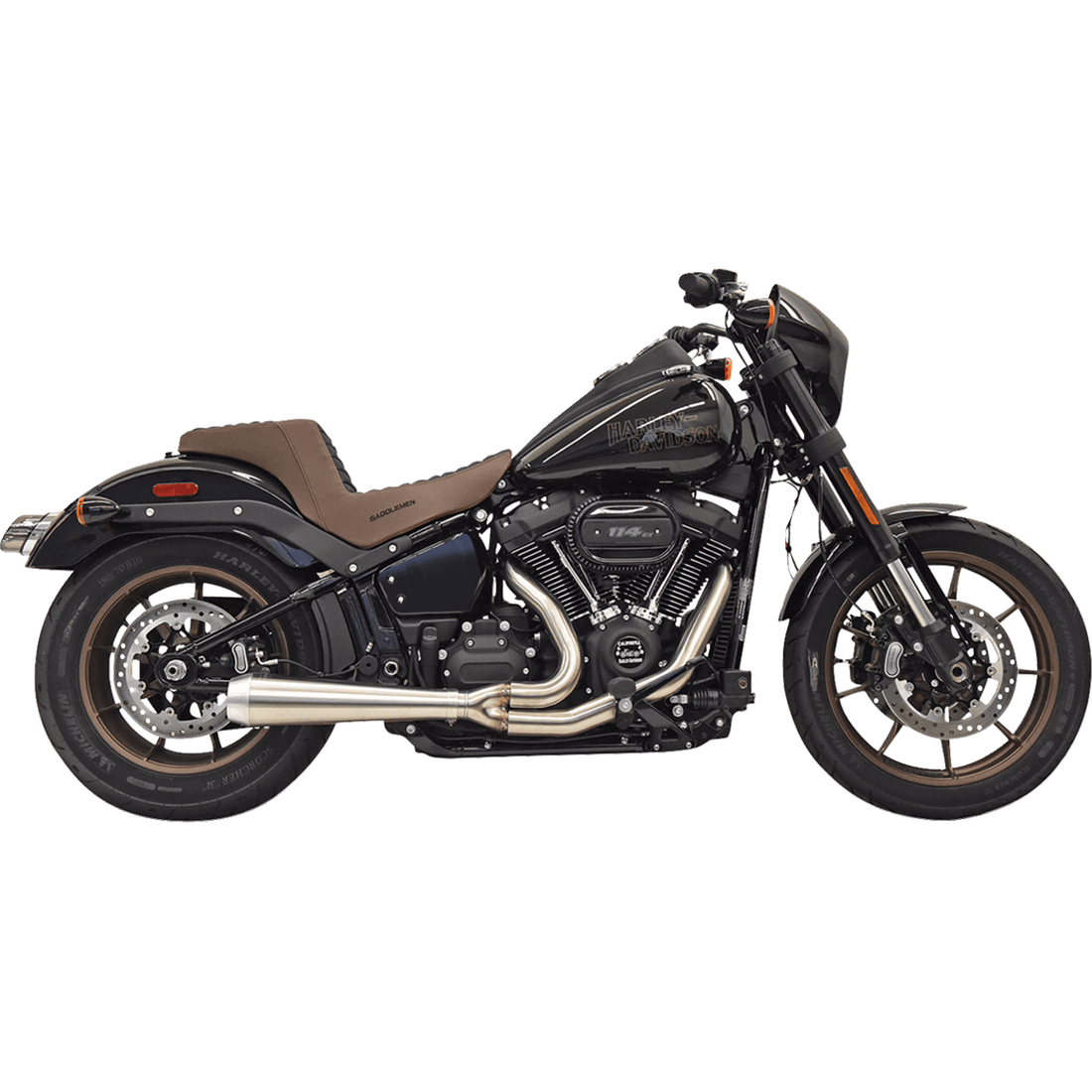 BASSANI XHAUST 2-into-1 Road Rage III Exhaust System 49-State Stainless 1S72SSE