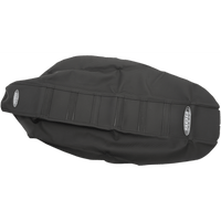 SDG 6-Ribbed Seat Cover Black Ribs/Black Top/Black Sides