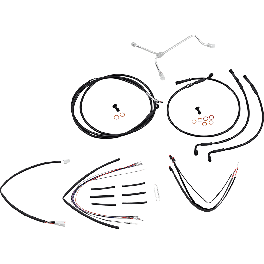 BURLY BRAND Control Kit 14" Ape Hanger Handlebars B301173