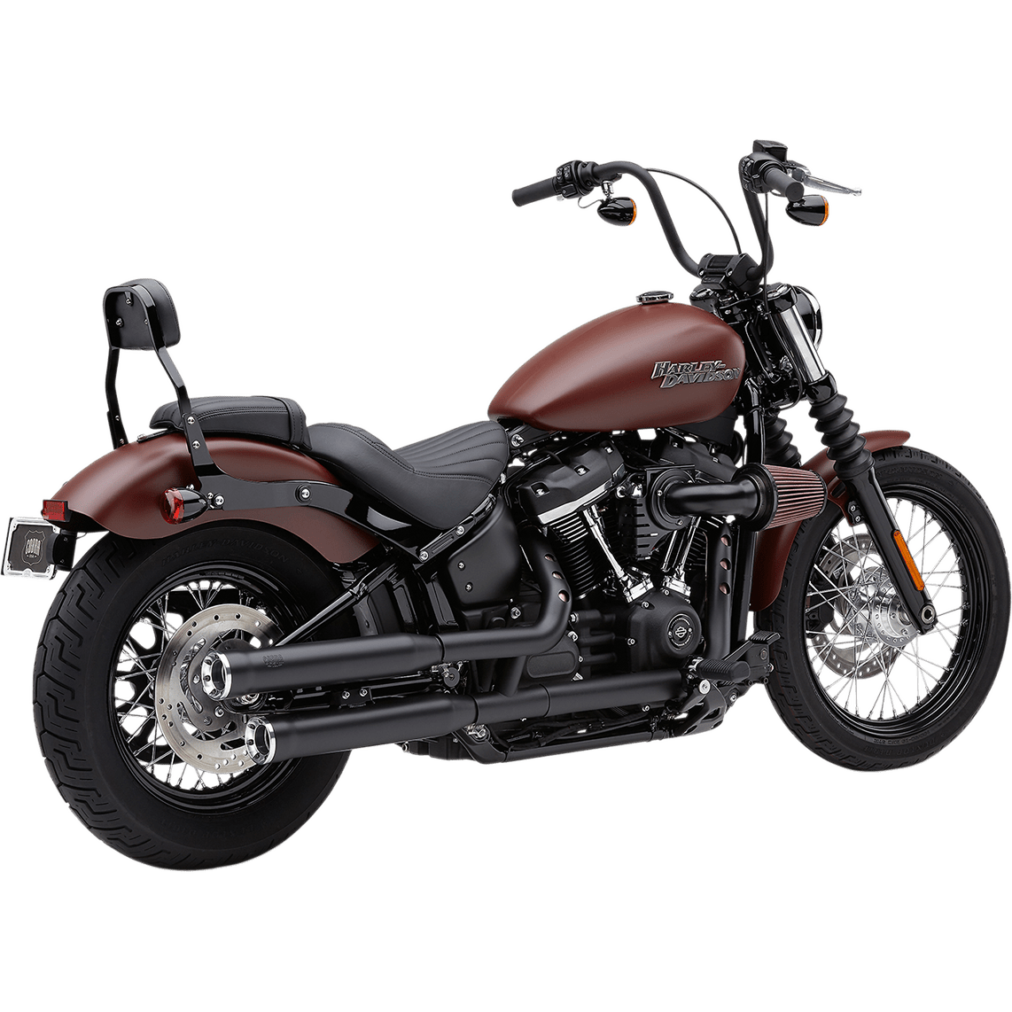 COBRA RPT Mufflers for Softail Black 6057B