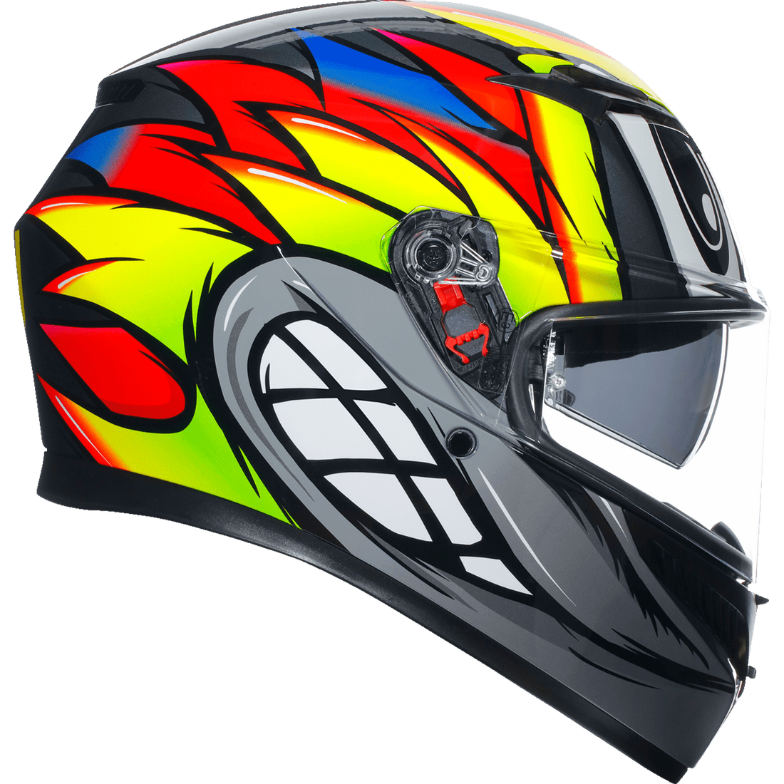 AGV K3 Helmet Birdy 2.0 Gray/Yellow/Red Large 2118381004012L