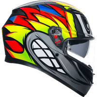 AGV K3 Helmet Birdy 2.0 Gray/Yellow/Red XL 2118381004012XL