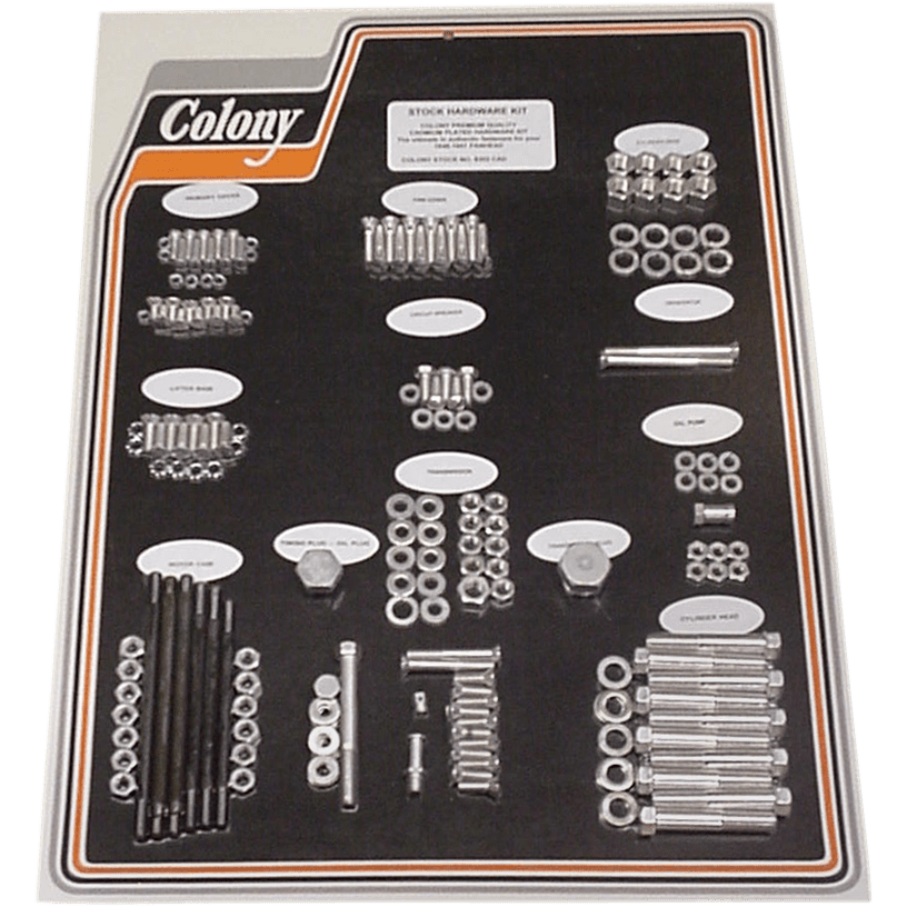 COLONY Hardware Kit Cadmium '48-'57 8302 CAD