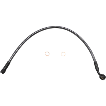 MAGNUM SHIELDING Brake Line Front 3/8" 35° 17" KARBONFIBR 77117