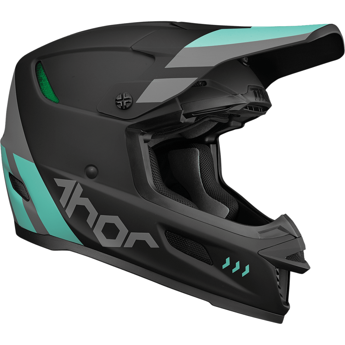 THOR Reflex Helmet Cube MIPS® Black/Mint Large