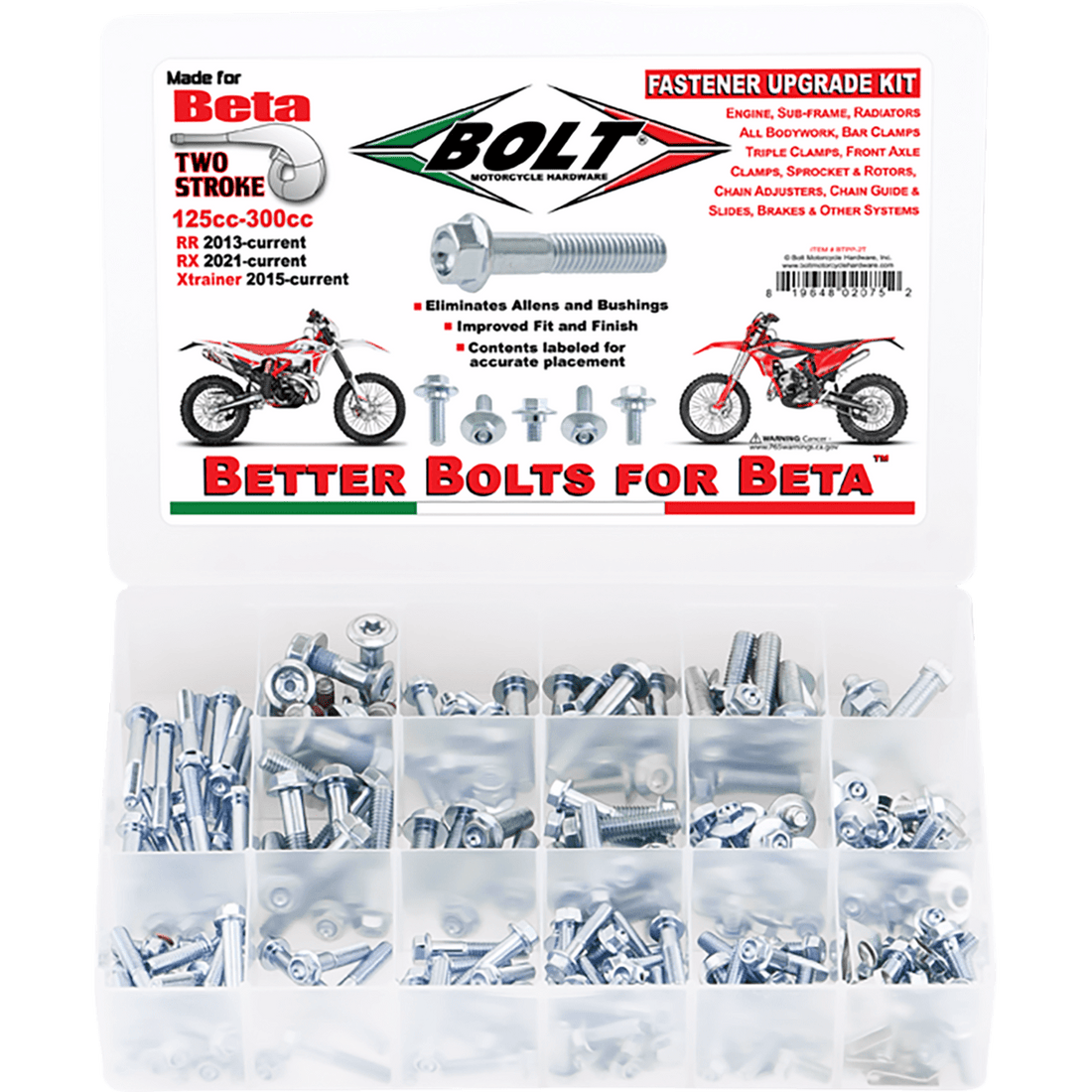 BOLT Fasteners Pro Pack Kit 2-Stroke BTPP2T