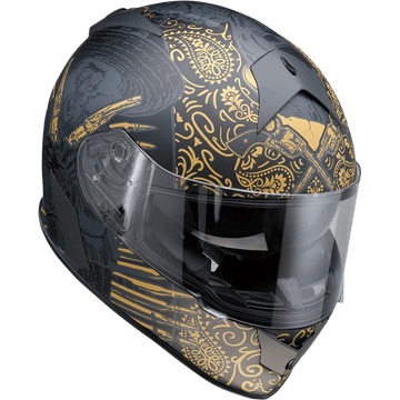 Z1R Warrant Helmet Sombrero Black/Gold XS