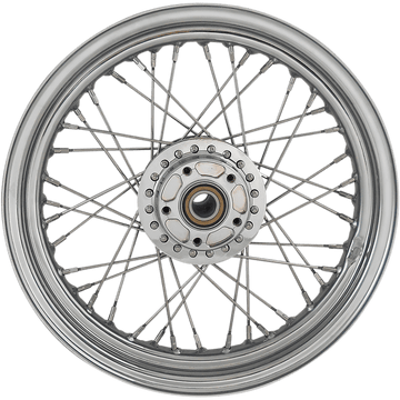 DRAG SPECIALTIES Wheel Laced 40 Spoke Front Chrome 16x3 '14+ 1200C/1200X