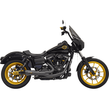 BASSANI XHAUST Ripper 2:1 Exhaust System Black 1D6B