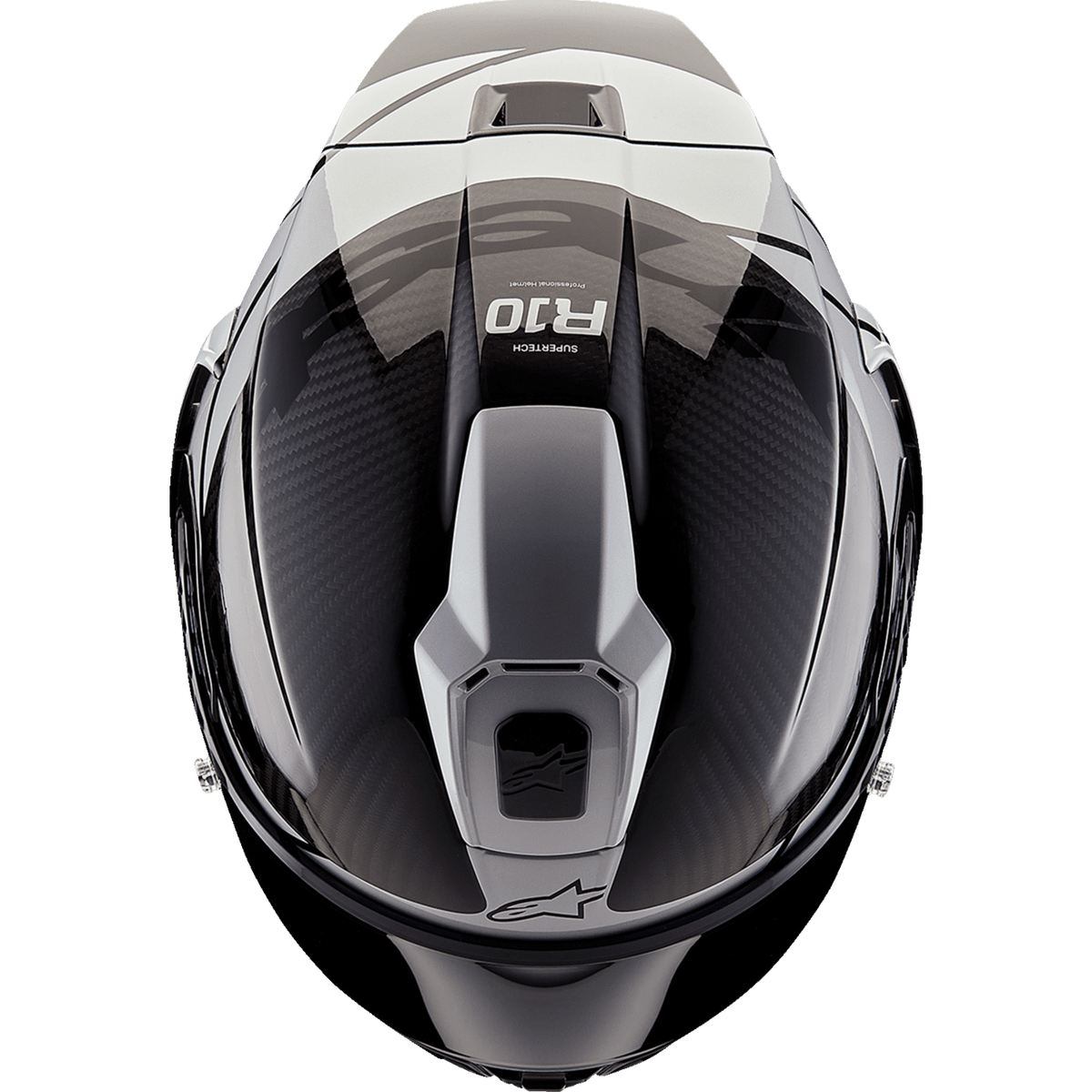 ALPINESTARS Supertech R10 Helmet Element Carbon/Silver/Black 2XL 82003241368XXL