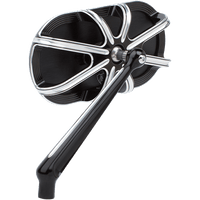 ARLEN NESS 10 Gauge Mirror Black Left 13160