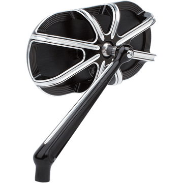 ARLEN NESS 10 Gauge Mirror Black Left 13160