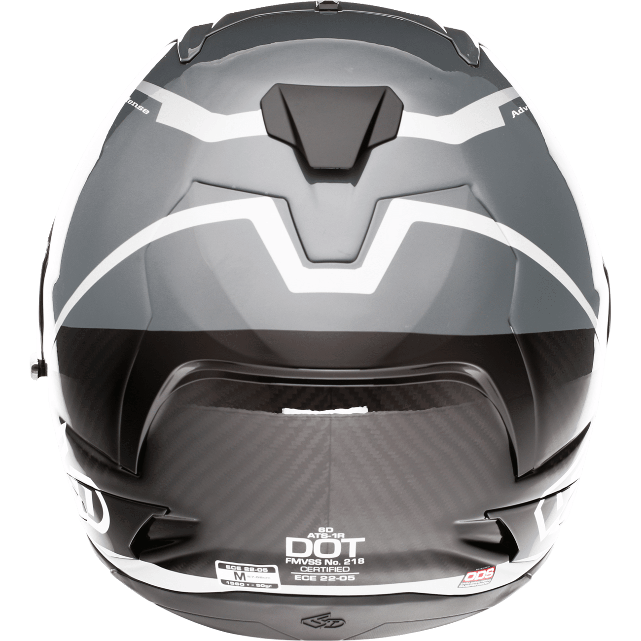 6D HELMETS ATS-1R Helmet Alpha Silver Small 300585