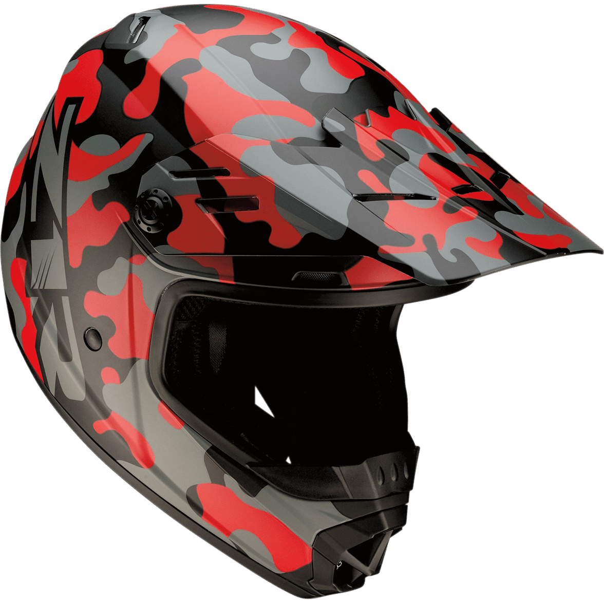 Z1R Youth Rise Helmet Camo Red Small