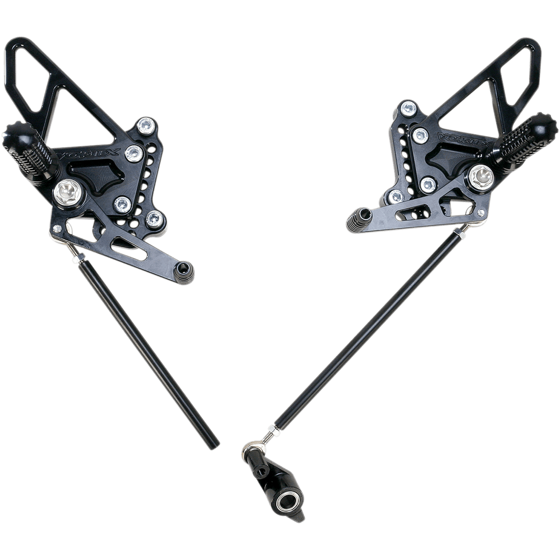 VORTEX Rearset Black Ducati RS198K