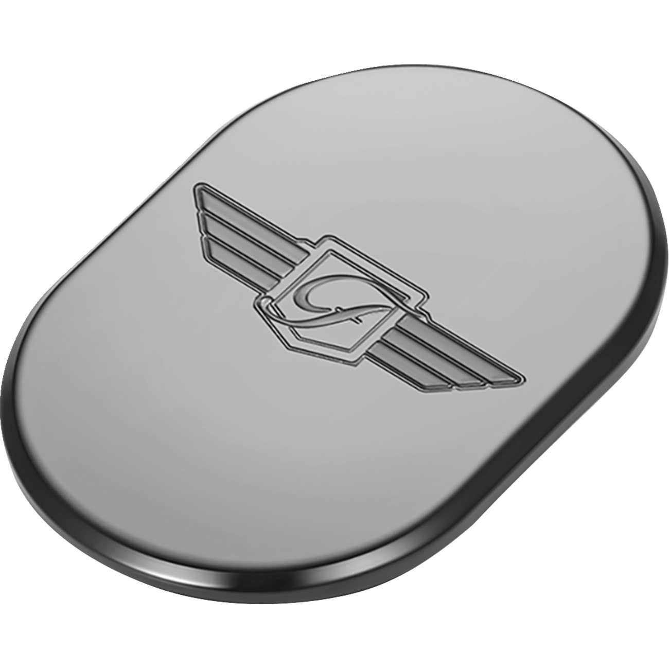 FIGURATI DESIGNS Antenna Cover Left Rear Fender FD Logo Black