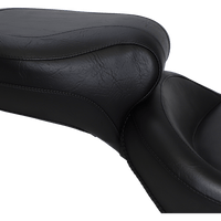 MUSTANG Vintage Style Seat Wide Smooth Black FXST/FLST 75073